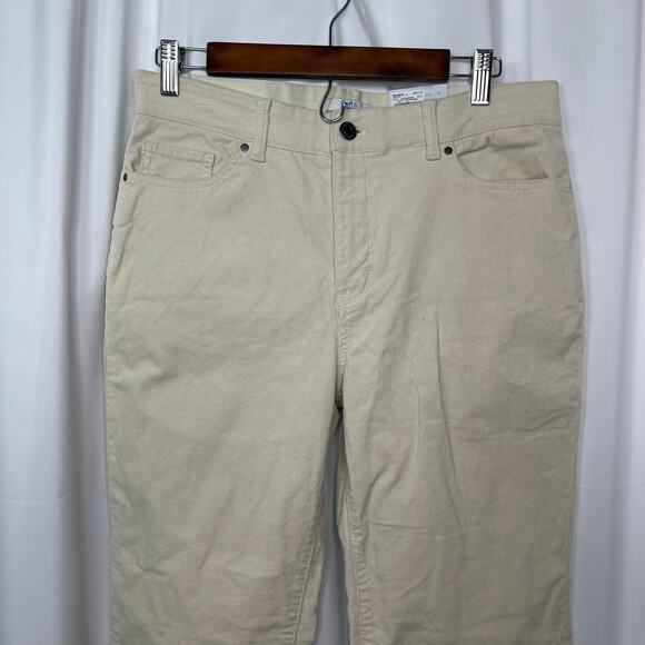 Croft & Barrow slacks jeans pants women's 10 chinos off white tags attached - Picture 2 of 16